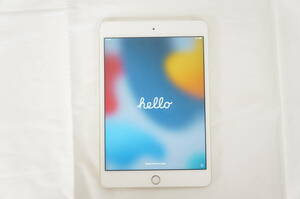 初期化済 Apple アップル iPad mini 4 MK712J/A A1550 16GB au〇 タブレット 本体のみ 6411146031