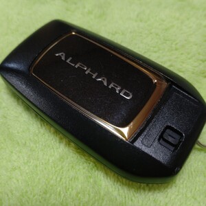 ④中古トヨタ純正スマートキーALPHARDブラック＆ゴールド