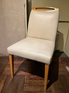 Vintage Dining Chair ヴィンテージ ダイニングチェア レザー ホワイト 70s 80s モダン 天童木工 マルニ キツツキ カリモク 在庫8