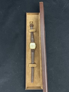 ジャンク品扱い LONGINES ロンジン 腕時計 ゴールド×ブラウン 1984