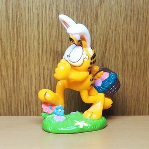 ガーフィールド　フィギュア　PVC　イースター　うさぎ　かご　Garfield 　アメトイ　アメリカ　キャラクター　ネコ