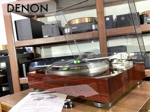 レコードプレーヤー DENON DP-57L ウエイト2種/カートリッジ等付属 当社整備/調整済品 Audio Station