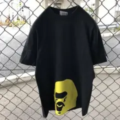 A BATHING APE アベイシングエイプ Tシャツ 黒 ベタプリント