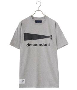 【1スタ】新品未使用 完売品 Size 2 DESCENDANT CACHALOT SS 23SS 半袖Tシャツ ディセンダント 231ATDS-STM13S GRAY 日本製 正規店購入 