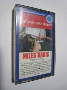 【カセットテープ】 MILES DAVIS / ●プロモ● PORGY AND BESS US版 マイルス・デイビス ポーギー＆ベス