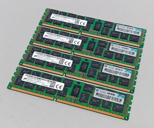 1866MHz 16GB 4枚組 合計 64GB MacPro用メモリー 2013 モデル用 240pin DDR3 14900R RDIMM 2009 2010 2012 Z620 Z820 動作確認済 #0114A