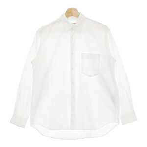 COMME des GARCONS SHIRT PLAIN GROUP SHIRT Wide Classic 長袖シャツ AD表記なし ホワイト コムデギャルソンシャツ 5-0109M F98278