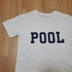 the pool aoyama 藤原ヒロシ ロゴプリントTシャツ