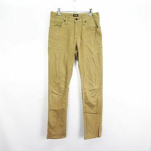 ラングラー WRANGLER カラーパンツ ボトムス ストレート ストレッチ 28 オーカー ※EKM メンズ