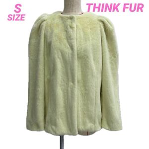 THINK FUR シンクファー ノーカラーファージャケット 冬 B8841