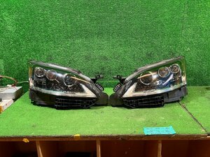 S管理76526 H27 レクサス LS460 USF40】★ 後期 LED ヘッドライト 左右セット 打刻34 ★点灯確認済み 球切れ無 破損無