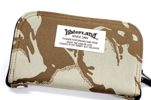 ★WaterLand ウォーターランド スプーンワレット XL #ベージュブラウンカモ★