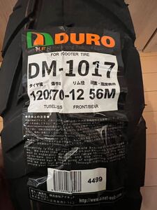 新品　未使用　DURO スクーター用タイヤ　120/70-12 