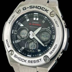 24K014　カシオ　CASIO　GST-W310D　ジーショック　G-SHOCK　メンズ腕時計　動作品　ソーラー　デジアナ　タフソーラー　黒文字盤　１円～