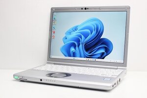 1円スタート ノートパソコン Windows11 WPS office搭載 Panasonic レッツノート CF-SV8 第8世代 Core i5 SSD256GB メモリ8GB カメラ 12.1