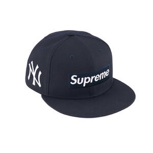 新品未使用 supreme MLB New Era 7-1/8 New York Yankees Box Logo cap シュプリーム ヤンキース ニューエラ ボックスロゴ キャップ 帽子