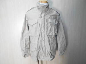 69◆ALPHA 90s USA製 M-65 フィールドジャケット◆アルファ Sサイズ べージュ Scovillジップ Coat,Cold Weather Man