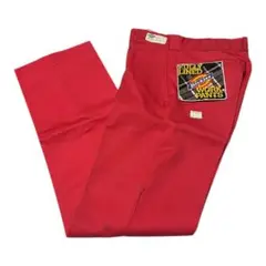 70s Dickies ワークパンツ チビタグ アルミ ピンク 29×36表記