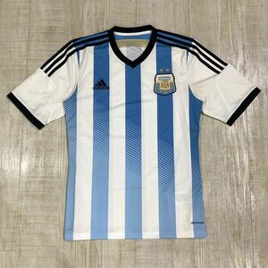 2004 adidas Argentine National Team Tee アディダス サッカー アルゼンチン 代表 ホーム レプリカ ユニフォーム ゲームシャツ SIZE M 610