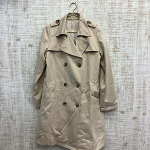 A387◇NICE CLAUP | ナイスクラップ　トレンチコート　ベージュ　美品　サイズL