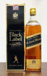 #4194☆【未開栓保管品】ジョニーウォーカー ブラックラベル EXTRA SPECIAL 金キャップ Johnnie Walker Black Label スコッチウイスキー☆