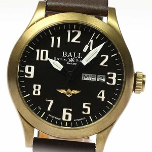 ボール BALL WATCH NM2186C エンジニア マーベライト ブロンズスター デイデイト 自動巻き メンズ 良品 _770997【ev10】