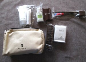 新品 未使用 AIGNER アイグナー アメニティセット 化粧品　ポーチ