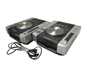 Pioneer パイオニア コンパクトディスクプレイヤー CDプレイヤー CDJ-200 2点 2005年製/2007年製 直接お渡し歓迎 ATK612609大