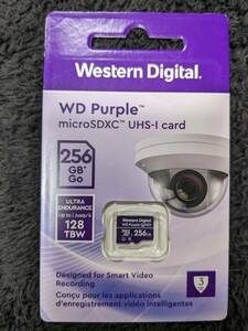 ★☆Western Digital ウエスタンデジタル WD Purple microSD カード 256GB SC QD101 SDXC UHS-I 連続録画 監視カメラ WDD256G1P0C☆★