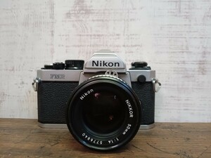 必見!!　Nikon　ニコン　FM2 ボディ　一眼レフ　フィルムカメラ　LENS レンズ NIKKOR 50mm 1:1.4 カメラ　ジャンク