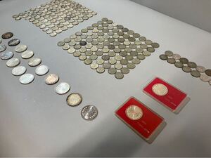 記念硬貨 銀貨 100円銀貨 199枚 1000円銀貨 18枚 稲穂 オリンピック 鳳凰 日本 古銭 【総額面¥37,900 】