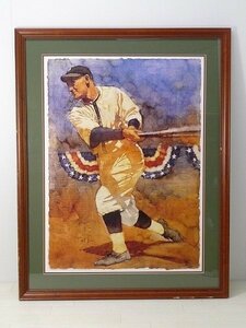 ▲181172*3▲1909 World Series by Bart ForbesバートフォーブスFall Classicポスター・額装品/お洒落野球インテリア壁掛け