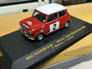 1/43 ixo BMC クーパー　S #2 ラリー　モンテカルロ　1966 winner rally monte carlo cooper 