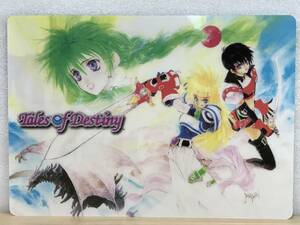 希少 テイルズオブデスティニー 下敷き 未使用品 いのまたむつみ ナムコ Tales of Destiny 版権シール付