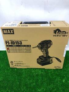 【未使用品】★マックス(MAX) 充電式ブラシレスインパクトドライバ PJ-ID153K-B2C/1850A (黒)(PJ91245) / ITDWTMT2QC82