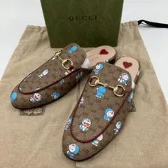 【未使用級】GUCCI ドラえもん コラボ ホースビット GG スリッパ