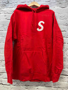 Supreme シュプリームS Logo Hooded Sweatshit SS20 Red パーカー 赤 レッド　XLサイズ