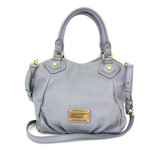 送料無料【 MARC BY MARC JACOBS 】 マークバイマークジェイコブス グレー 2way ハンド ショルダーバッグ M3123242 レザー革 外袋付