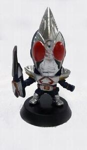 中古トレーディングフィギュア 仮面ライダーブレイド 「ミニビッグヘッドフィギュア 特撮ヒーローズ 仮面ライダー Vol