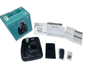 【美品】富士フイルム(FUJIFILM) インスタントカメラ チェキ instax mini 11 チャコールグレイ INS MINI 11 GRAY 動作確認済