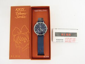 SEIKO ALBA アルバ 魔女の宅急便 キキコラボ クォーツ 腕時計 箱・取説付き ◆ AC25268