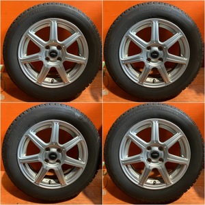 格安スタッドレスセット！TOPRUN 15インチ 5.5J+42 ブリジストン ICEPARTNER2 175/65R15 2020年製 アクア カローラフィールダー