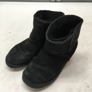 送料込み★UGG アグ★ムートン　ブーツ★レディース　4/5 約23㎝★ブラック　黒#51222s160