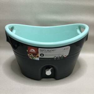 【IGLOO イグルー パーティーバケット PARTY BUCKET グレー ミント 20QT 18.9L USA製 ボトルクーラー アイスペール アウトドア キャンプ】