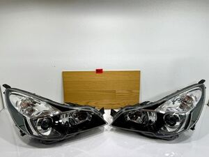 ★迅速★新品に近いBR9 BM9 スバル レガシィ純正HID ヘッドライト 左右セット黄ばみ無後期 インナー ブラッKOITO 100-20061 HCHR-731 A1564