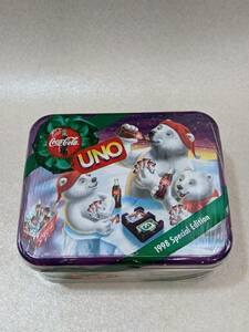 【UNO】コカ・コーラ1998年クリスマスエディション　シロクマ　未開封品です