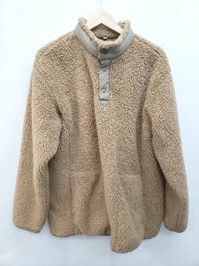 ■ UNIQLO ユニクロ ボア カジュアル 長袖 プルオーバー サイズXL ブラウン メンズ P