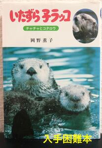 ◆絶版・希少本◆「いたずら子ラッコ　チャチャとコタロウ」岡野薫子　小峰書店　岡野薫子動物記　1985年　らっこ　レトロ本　入手困難本