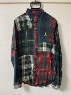 PALACE RALPH LAUREN パッチワークシャツ M