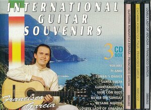 ムード音楽┃フランシスコ・ガルシア│Francisco Garcia┃International Guitars Souvenires (3枚組)┃GALAXY3881492│2000年┃管理7567